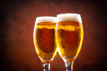 ビールで乾杯