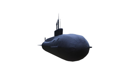 Submarine. Render 3d. Illustration. © Artur Didyk