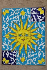 image depicting the sun smiling to represent the solar Sicily in Italy
