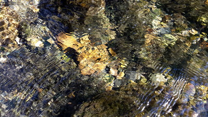abstract background of blue and white sand under water