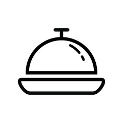 cloche for serving food of the waiters