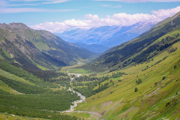 Naklejka premium Mountain view