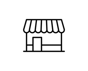 Shop line icon