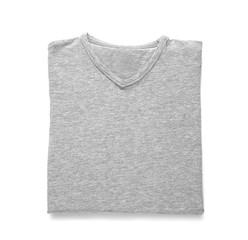 Modern t-shirt on white background