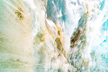 Ice wall texture taken from a natural glacier cave in Zinal, Switzerland
