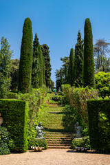 Santa Clotilde Gardens in Lloret de mar, Catalonia, Spain.