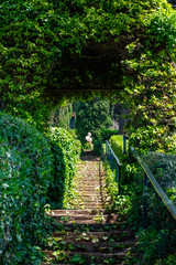 Santa Clotilde Gardens in Lloret de mar, Catalonia, Spain.