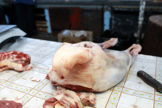 Tail of fat-tailed sheep