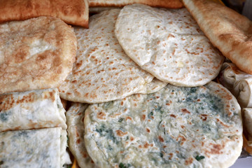 Various Khychin at market