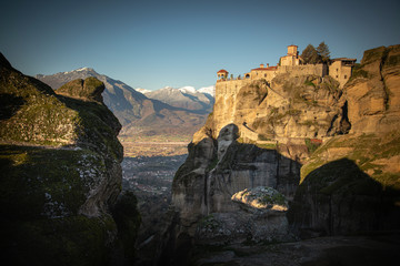 Meteora is included in the UNESCO World Heritage Site. Meteora is a big monastery complex including nine reserved monastery built on top of difficult high cliffs resembling stone pillars 400 meters