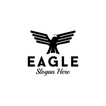 Pictorial Eagle Logo Deisgn