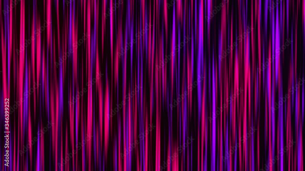 Poster many fast vertical lines, 3d rendering. computer generated colorful curtain and abstract holographic
