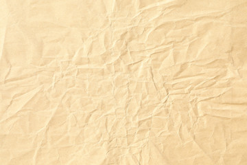 brown crumpled paper background texture 