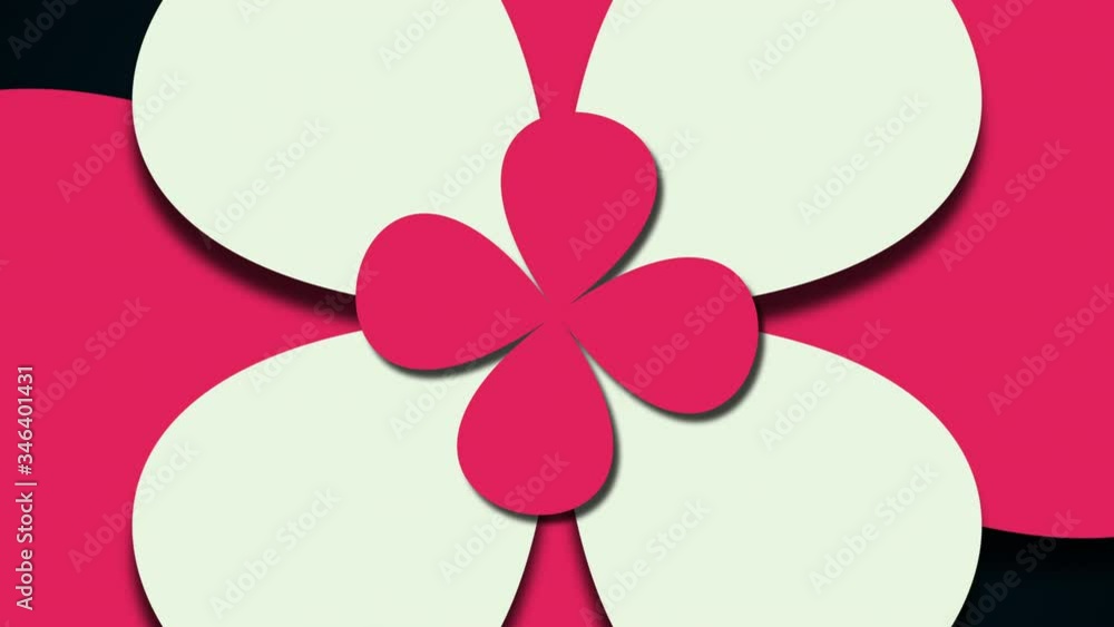 Poster computer generated web modern background. big and small colorful flowers. 3d rendering of floral orn