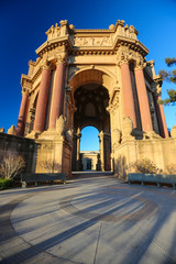 Greek style Palace of Fine Arts Public Park (City of San Francisco Park)