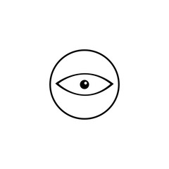 Eye care illustration Logo