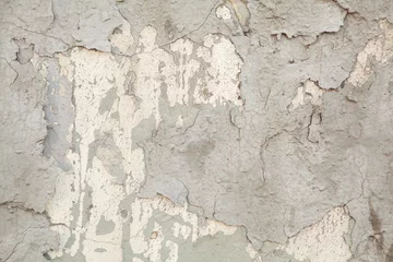 Fototapete Alte schmutzige strukturierte Wand Riss im Putz Riss im Putz alter Putz