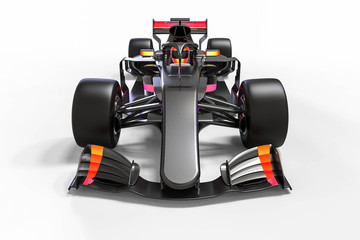 Naklejka premium 3D render image of a race car representing car development 