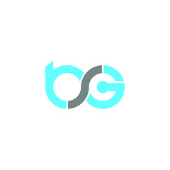 bsg letter original monogram logo design