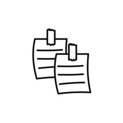 Sticky note icon