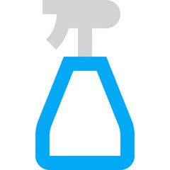 Spray, sprinkler, tool, cleaning vector icon