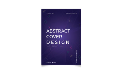 Abstract Business Cover Design a4 template.

