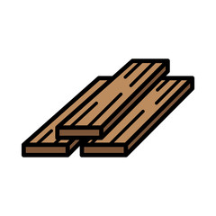 lumber - log - wood plank icon vector design template