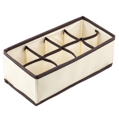 plastic container for storing cosmetics and accessories