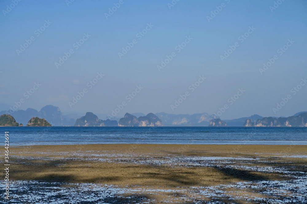 Wall mural Paysage de l'île de Koh Yao Noi. Thaîlande.