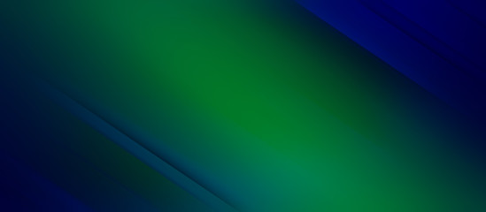 Green and blue color abstract wide background