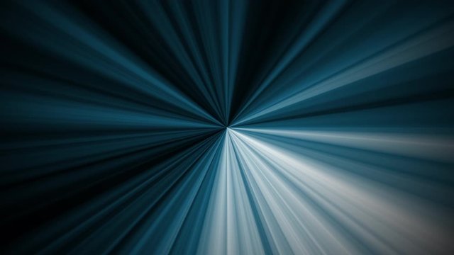 Animation of beautiful dark blue light radial from the center abstract background. Abstract motion background with shining lights. Colorful gradient changes colors beams. Live wallpaper background. 