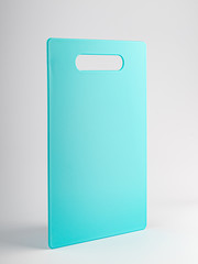 blue kitchen cutting Board