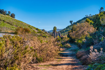  trail in the Navajo canyon in San Diego