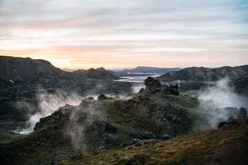 Geothermal activity in Southern Iceland