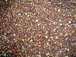 Mosaic floor marble crumb, background