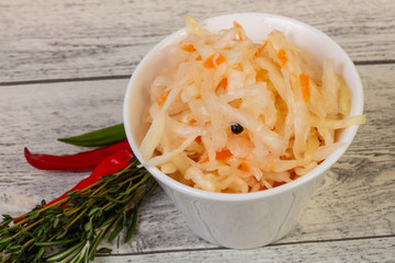 Pickled cabbage - sauerkraut
