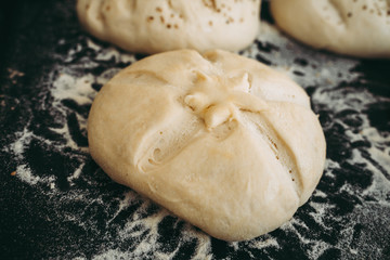 Making of fresh bread