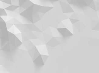Obraz premium Low polygonal background - 3d rendering.