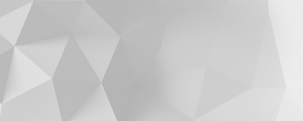 Low polygonal background - 3d rendering.