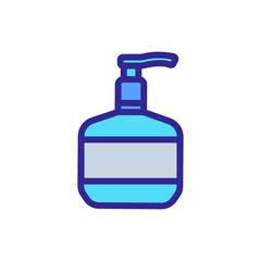 soap dispenser icon vector. soap dispenser sign. color symbol illustration