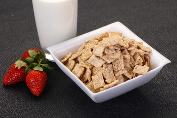 Wheat flakes for breakfast