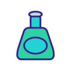 female wash gel icon vector. female wash gel sign. color symbol illustration