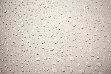 water drops close up