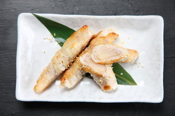 生姜の肉巻き