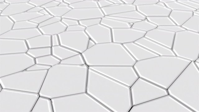 Computer generated cracked surface. 3D rendering an earthquake effect. Abstract background