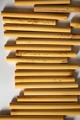 Background of  texture of reed tubes