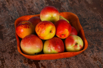 Sweet tasty fresh ripe apricots