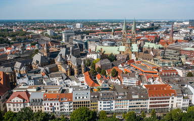 Fototapeta na wymiar Cityscape of Bremen