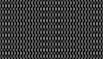 White honeycomb on a black background. Seamless texture. Isometric geometry. 3D illustration