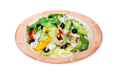 greek salad with feta cheese